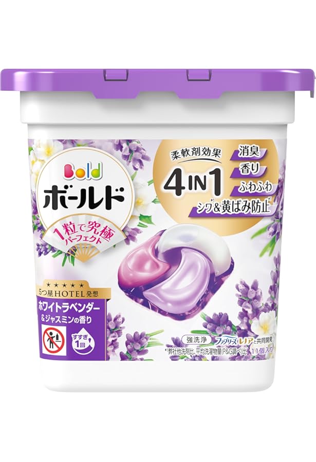 Amazon | ボールド 洗濯洗剤 ジェルボール4D ラベンダー&フローラル